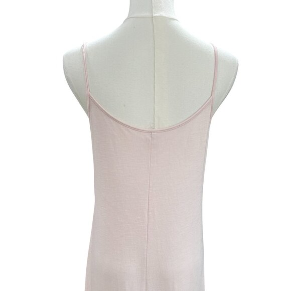 Blush Pink Maxi Slip Dress Lanston Strappy Soft Girl Romantic Cottagecore - Picture 10 of 10